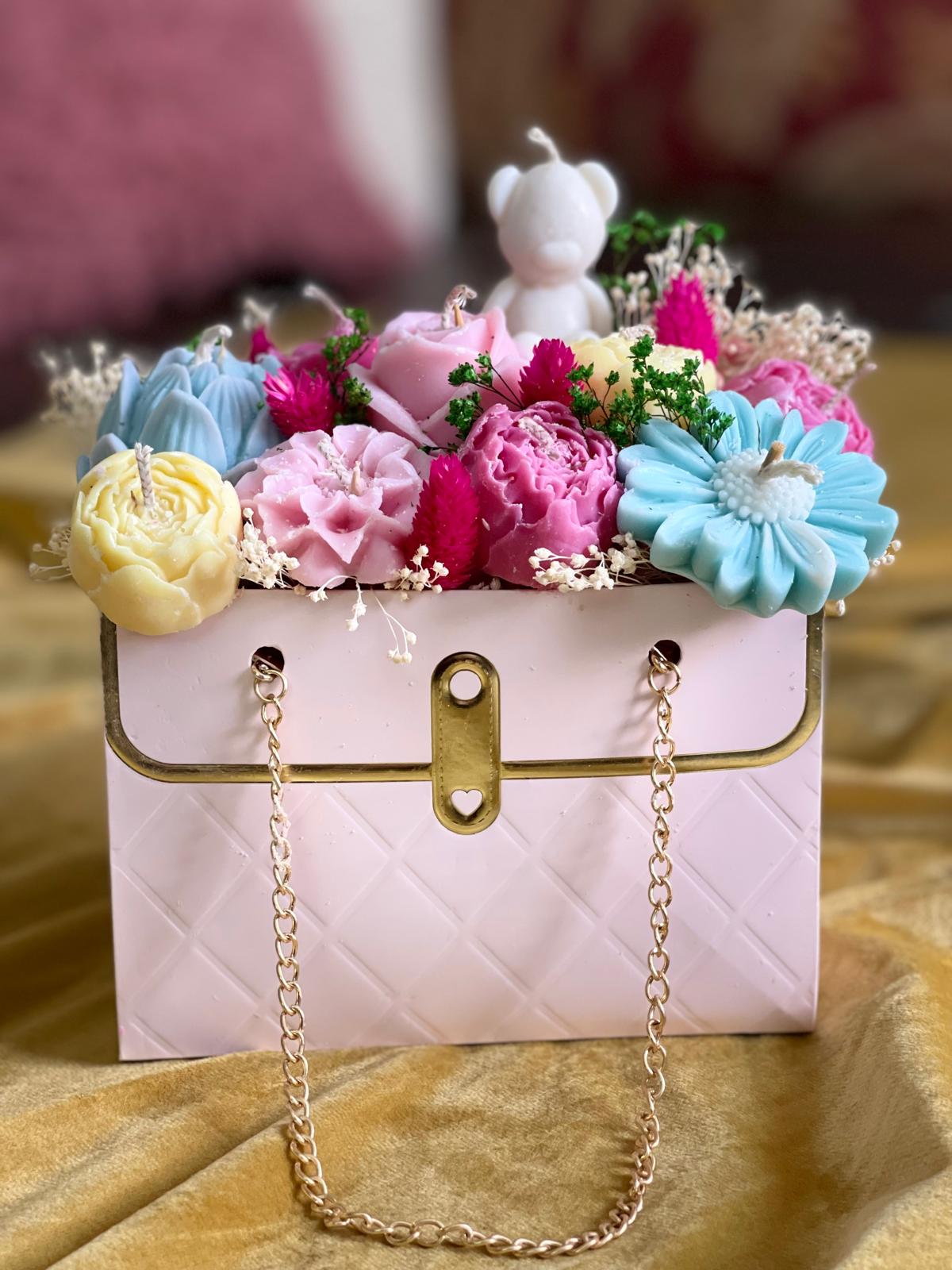 Flowers in Tote Bag
