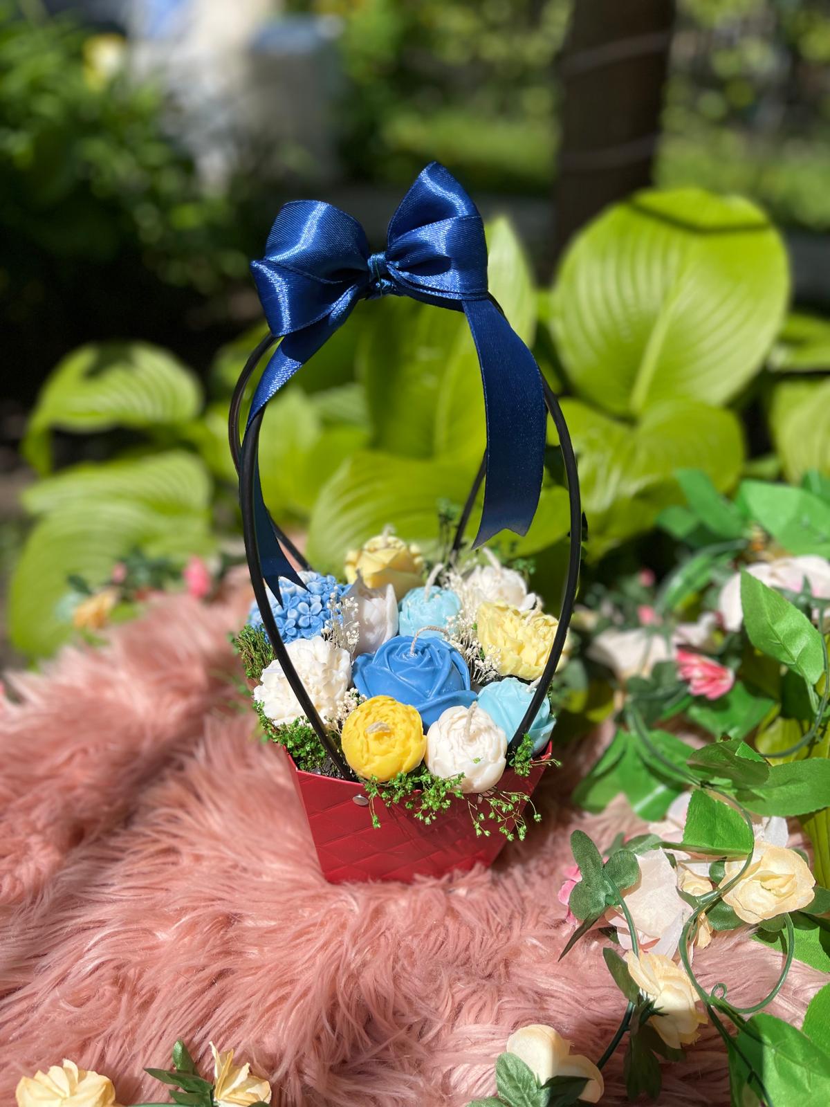 Spring Flower Bouquet In A Bag