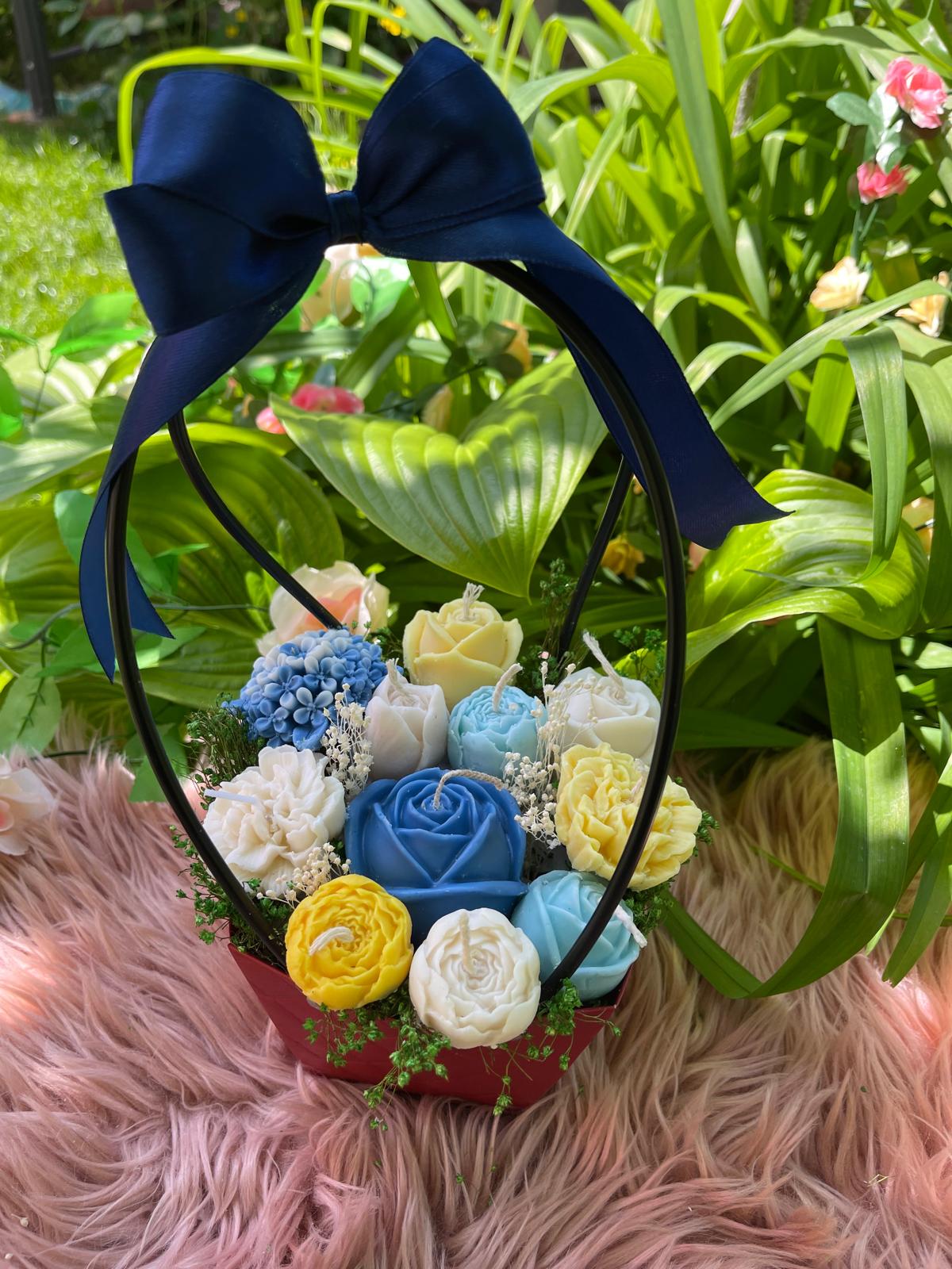 Spring Flower Bouquet In A Bag