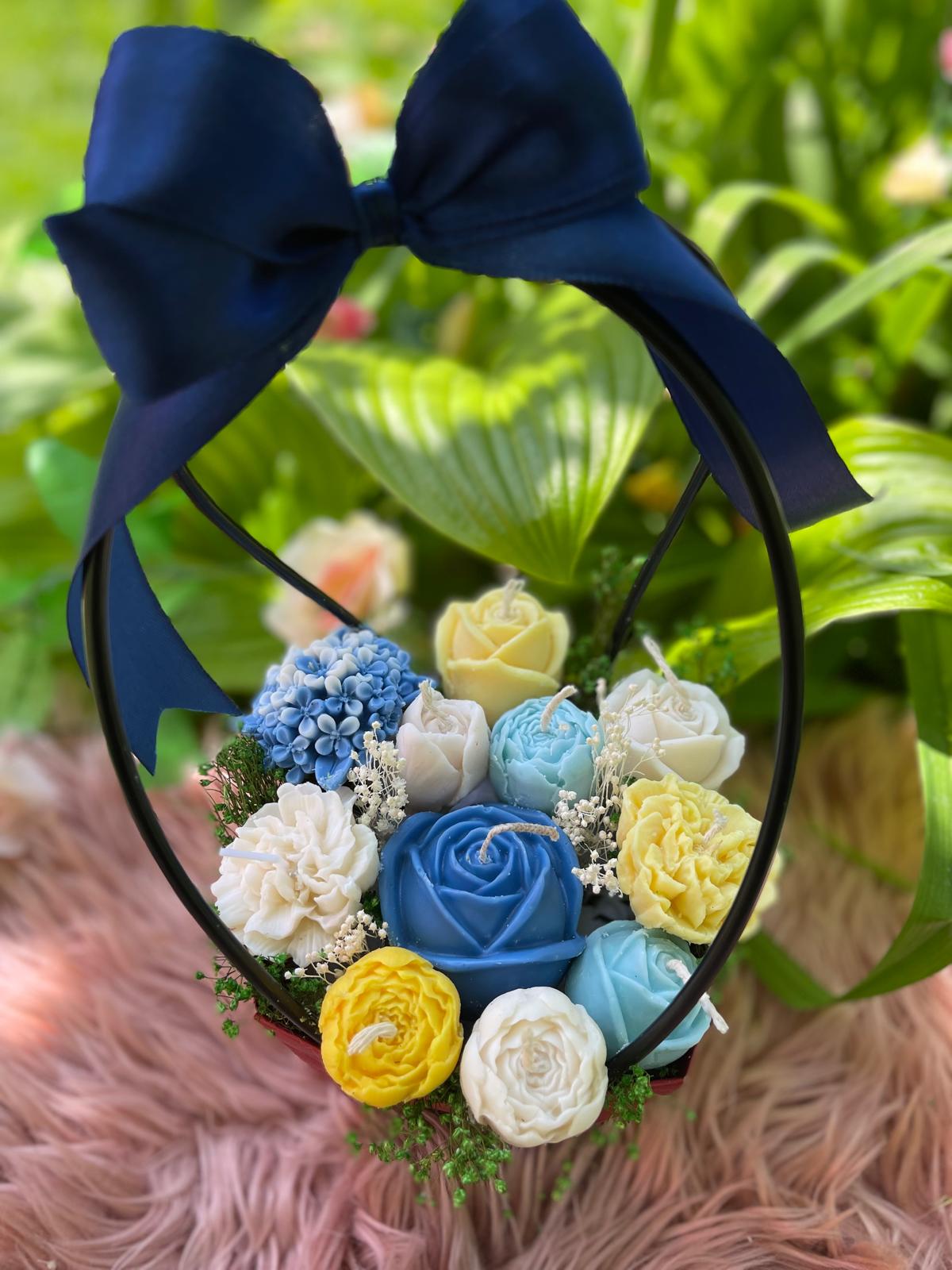 Spring Flower Bouquet In A Bag