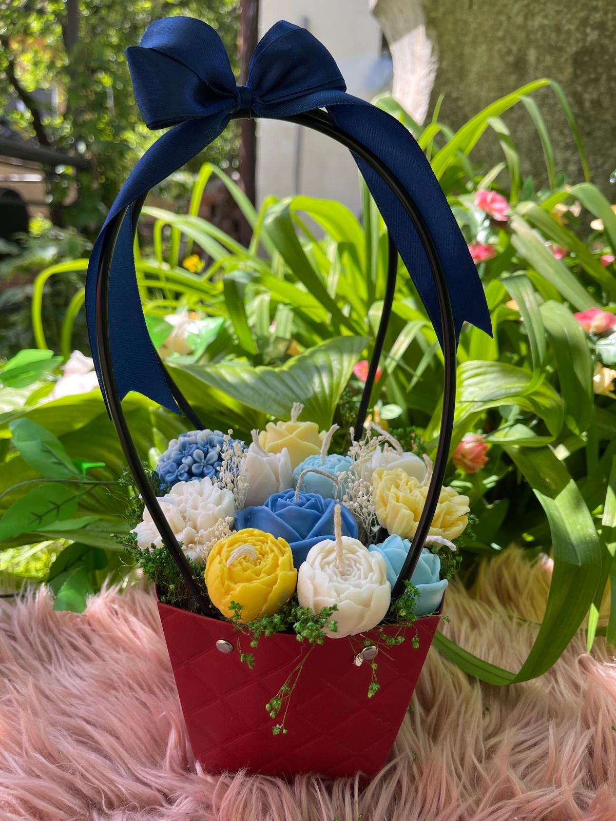 Spring Flower Bouquet In A Bag